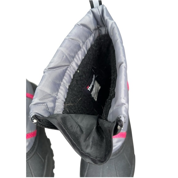 3M Thinsulate Northside Gray and Pink Kids Rain & Snow Boots - Picture 12 of 14